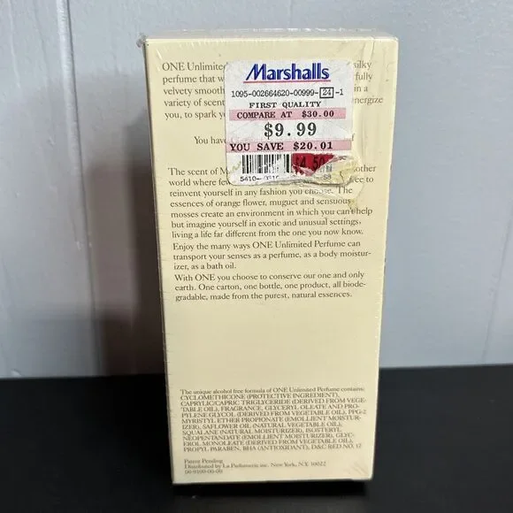 Mandalay By One Unlimited Perfume Spray 3.4 FL. OZ. Alcohol Free SEALED - Picture 3 of 5